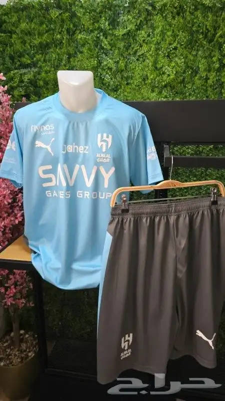 اطقم التمرين نادي الهلال خامه ممتاز وطباعه اسم حسب طلب 3