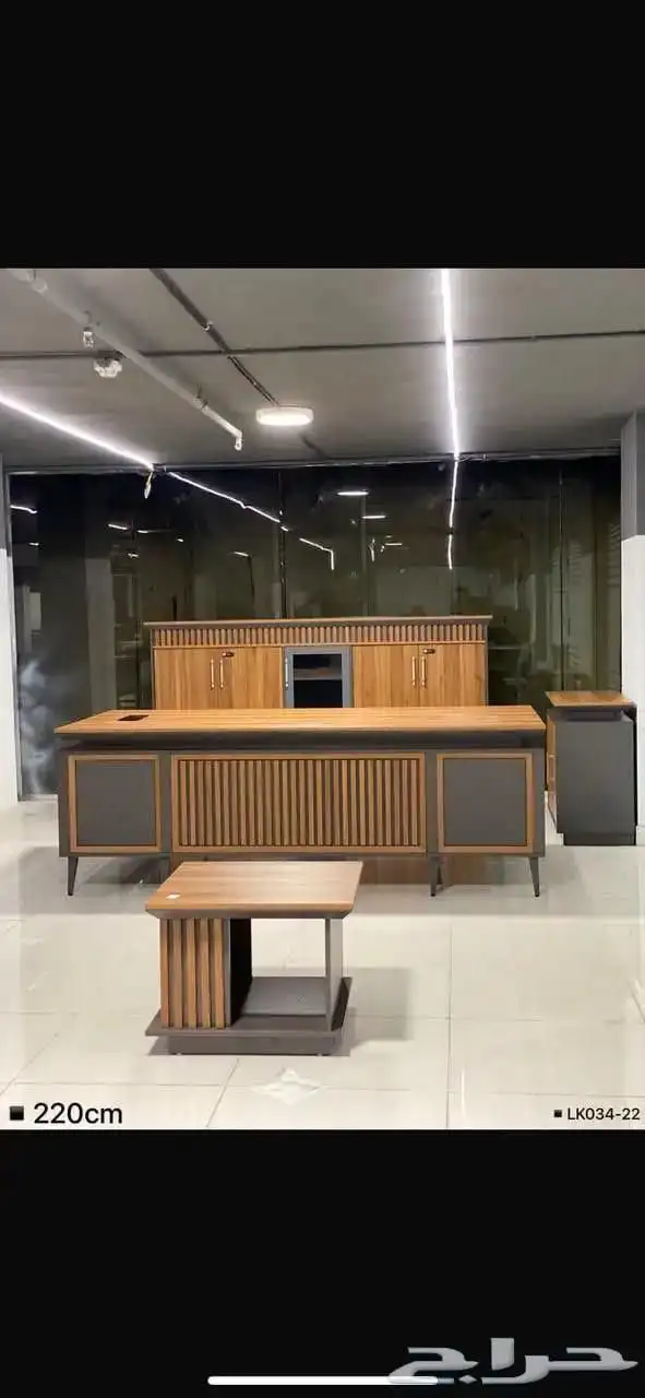 اثاث المكتبى   مكتب مدير تغم كامل متوفر مكتب صغير كرسي شبك 15