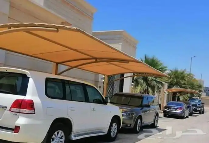 مظلات سيارات بجميع انواعها فرنسي عادي برجولات سواتر بيوت شعر 18