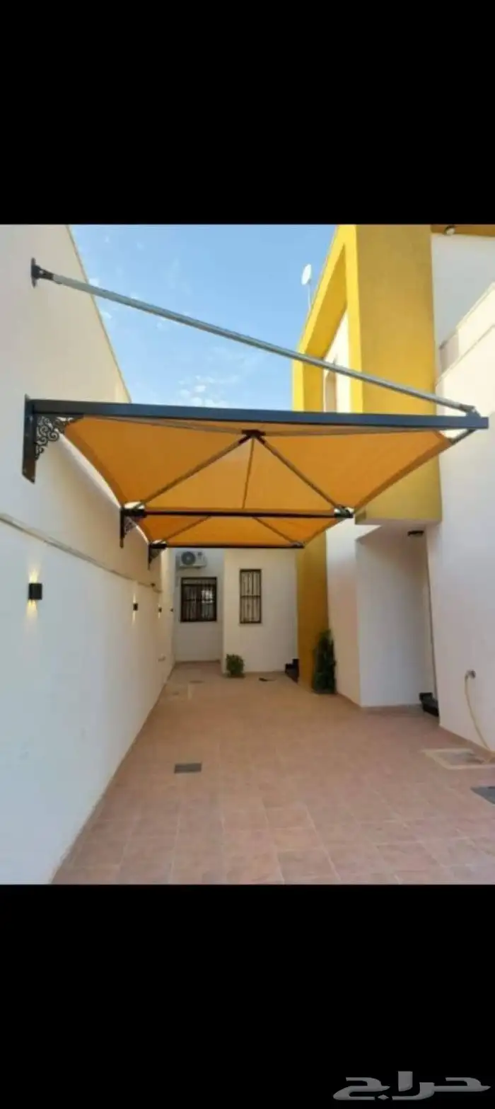 مظلات سيارات بجميع انواعها فرنسي عادي برجولات سواتر بيوت شعر 13