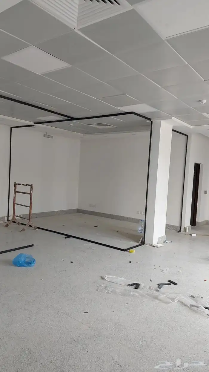 تركيب زجاج سيكوريت قواطع مكاتب 4