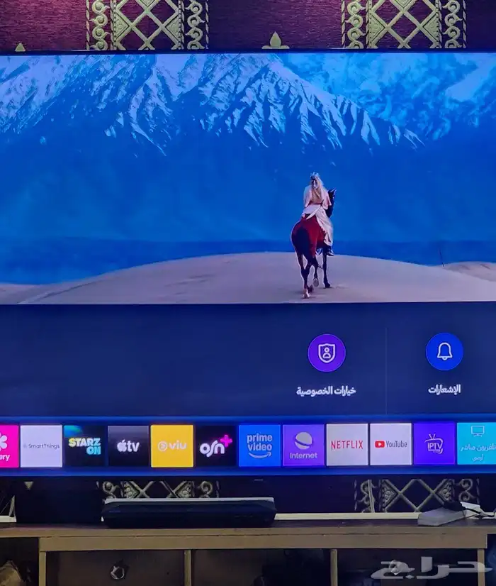 تم البيع تلفزيون سامسونج كيو لد 85 بوصة Qled شاشة سامسونق 4