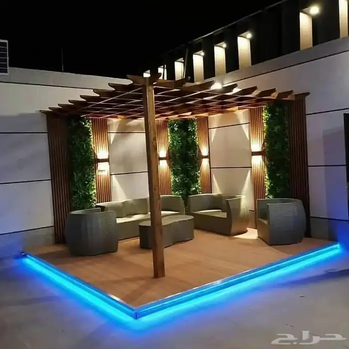 تنسيق حدائق ثيل طبيعي شبكات ري زراعه النخيل 4