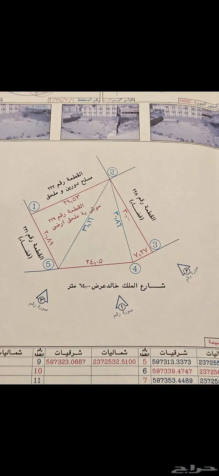 أرض تجاريه بمكه المكرمه الشرائع حي الخضراء 0
