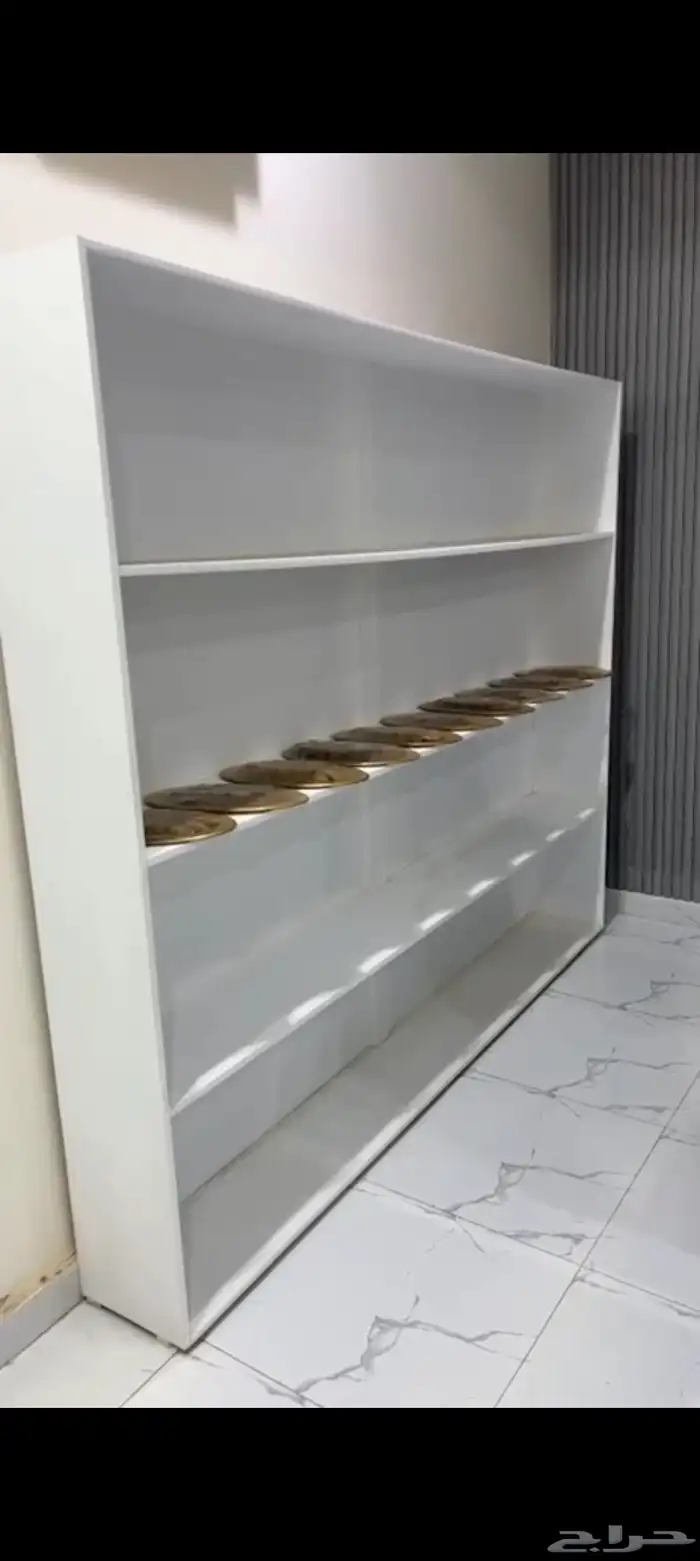 رف من 4 طبقات الطول 3 متر العرض متر ونص 0