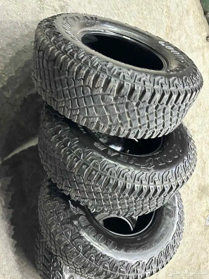 كفرات نص حجري جودير امريكي مقاس 315 70 17 12