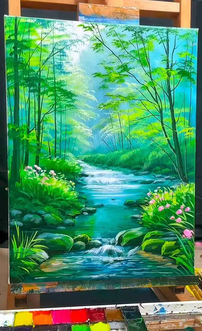 رسم جدران بالمدارس والروضات رسم لوحات مدرسية _مجسمات رسم هند 6