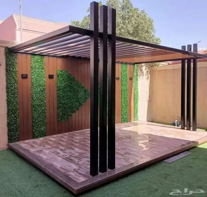 تنسيق حدائق ثيل طبيعي شبكات ري زراعه النخيل 3