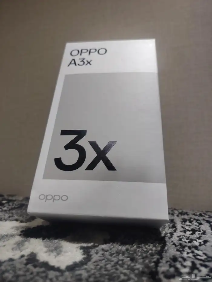 جوال جيجا بيت OPPO A3x 128  جراب بالون الأسود 4 رام 0