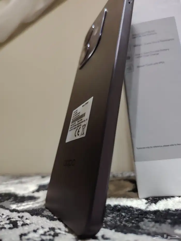 جوال جيجا بيت OPPO A3x 128  جراب بالون الأسود 4 رام 3
