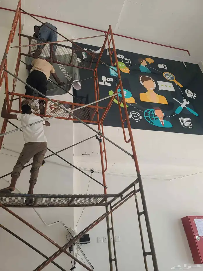 خطاط الدعاية والإعلان لوحات حروف بارزة ورشة 4