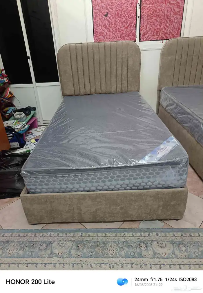 سرير نفر واحد سرير نفر نص سرير نفرين دولاب ملابس تسريحه كو م 0