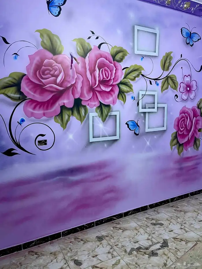 رسم جدران بالمدارس والروضات رسم لوحات مدرسية _مجسمات رسم هند 29