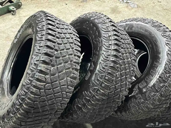 كفرات نص حجري جودير امريكي مقاس 315 70 17 11