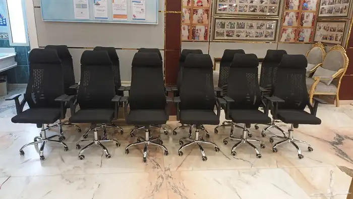 طقم مكتب مدير فخم جديد م تب بارتشن كراسي طاولا اجتماع دولاب 36