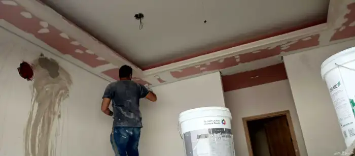 معلم بويا دكورات ورق حائط صيانه كل شي 0