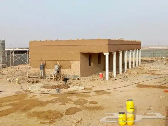 ابو ناصر التراث القديم بنيان حجر وبنيان بيت طين وسقوف وتليوس 8