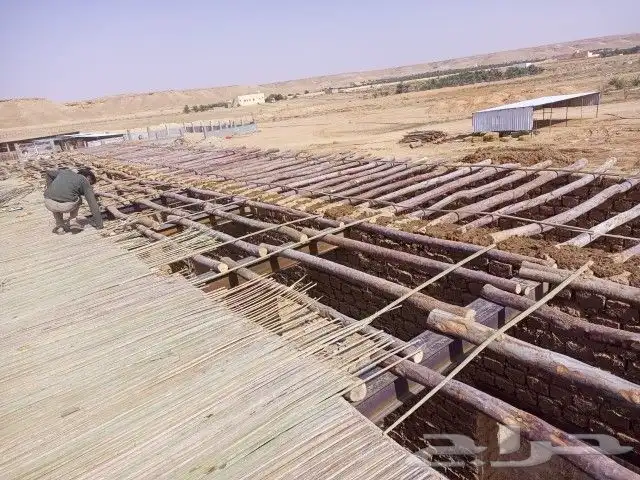ابو ناصر التراث القديم بنيان حجر وبنيان بيت طين وسقوف وتليوس 4