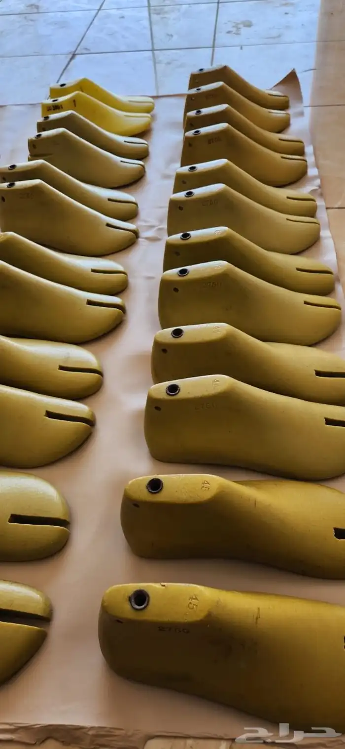 قوالب مقاسات احذية 1