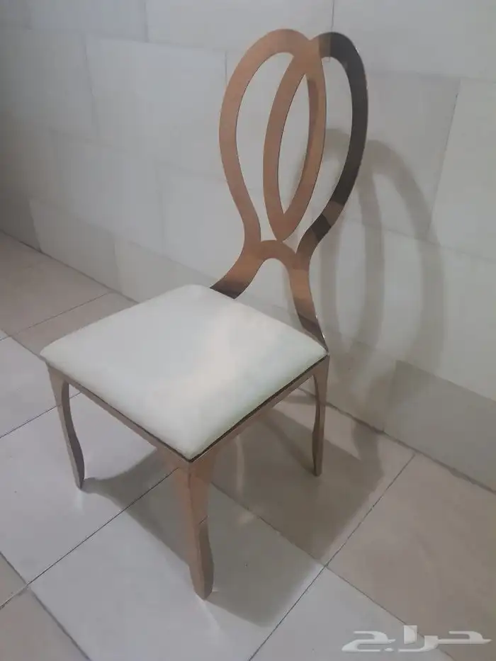 كراسي ستانلس ذهبي 2