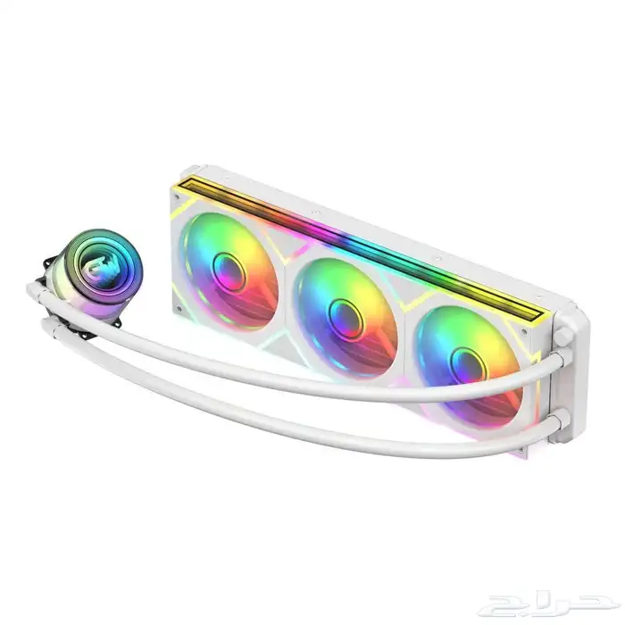 مبرد مائي جديد GTW CPU LIQUID COOLER 360ML BLACK AND WHITE 1