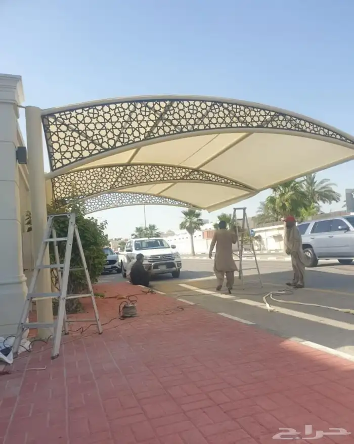 مضلات سواتر هناجر برجولات ديكورات عوازل اسطح تغليف توانك م 2