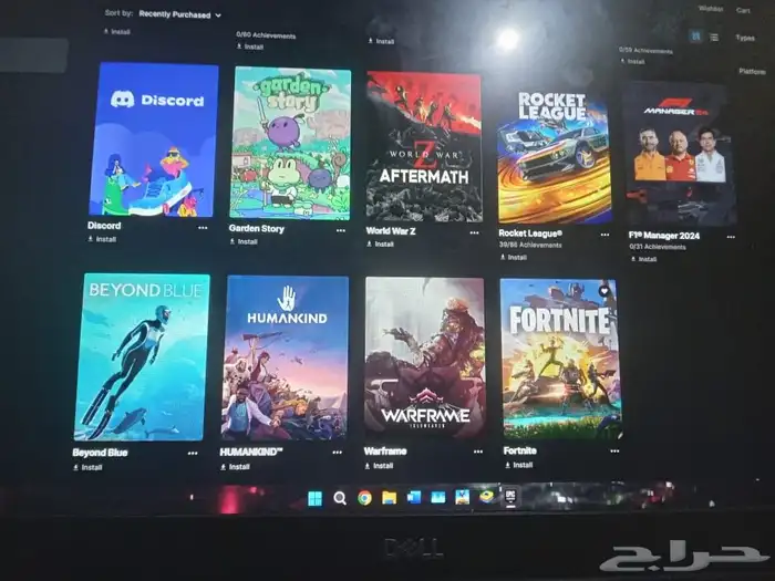 حساب إبك قيمز فيه العاب يقيمة أكثر من 100 دولار  على السوم 1