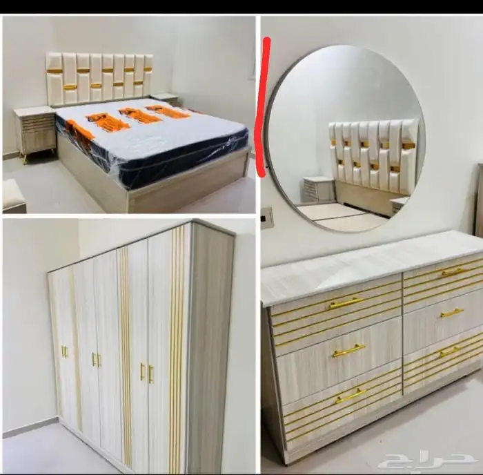 غرف نوم جديده من الرياض للدمام شامل التركيب والتوصيل 2