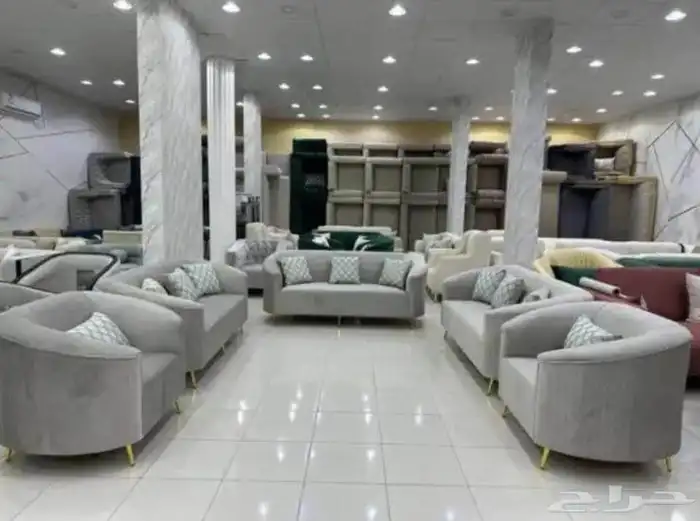 كنب جديد جاهز حرف ال و7نفر شامل التوصيل 27