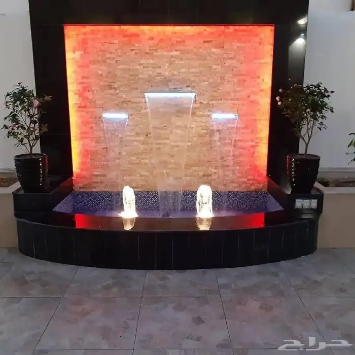تنسيق حدائق المدينة المنورة جميع انواع الشلالات المتحرالسبات 0