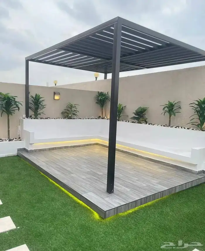 تصميم وتنفيذ جميع اعمال تنسيق الحدائق 4