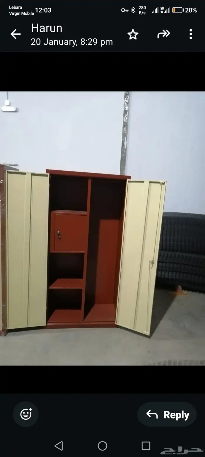 سرير حديد و مراتب دولاب مفارش 4