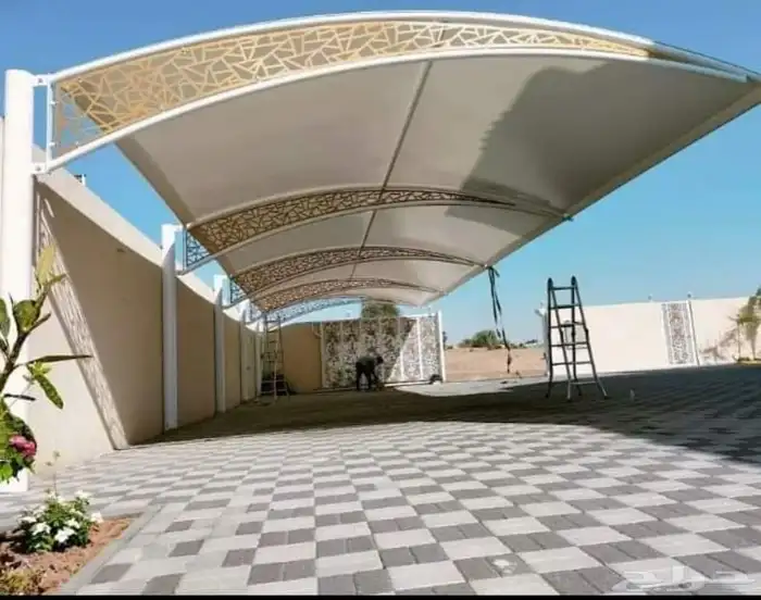 مضلات سواتر هناجر برجولات ديكورات عوازل اسطح تغليف توانك م 7