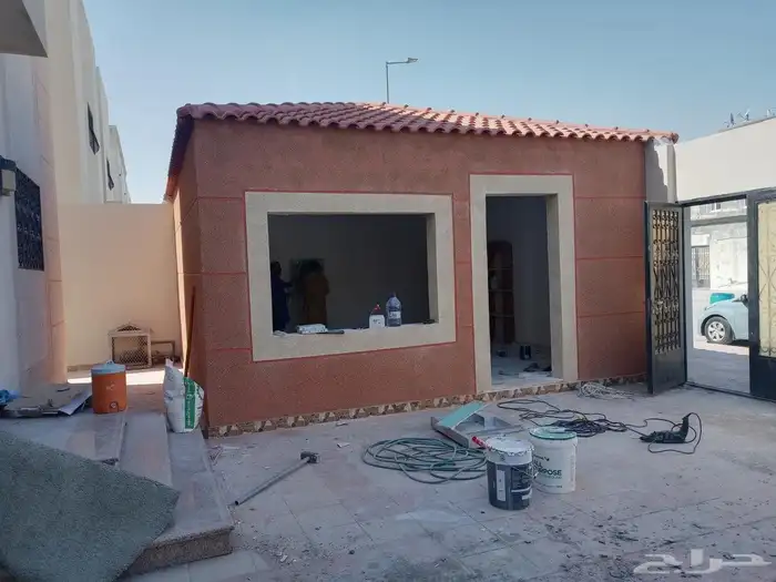 مقاولات الشرقيه السواتر والمظلات بناء مجالس بناء ملاحق 0