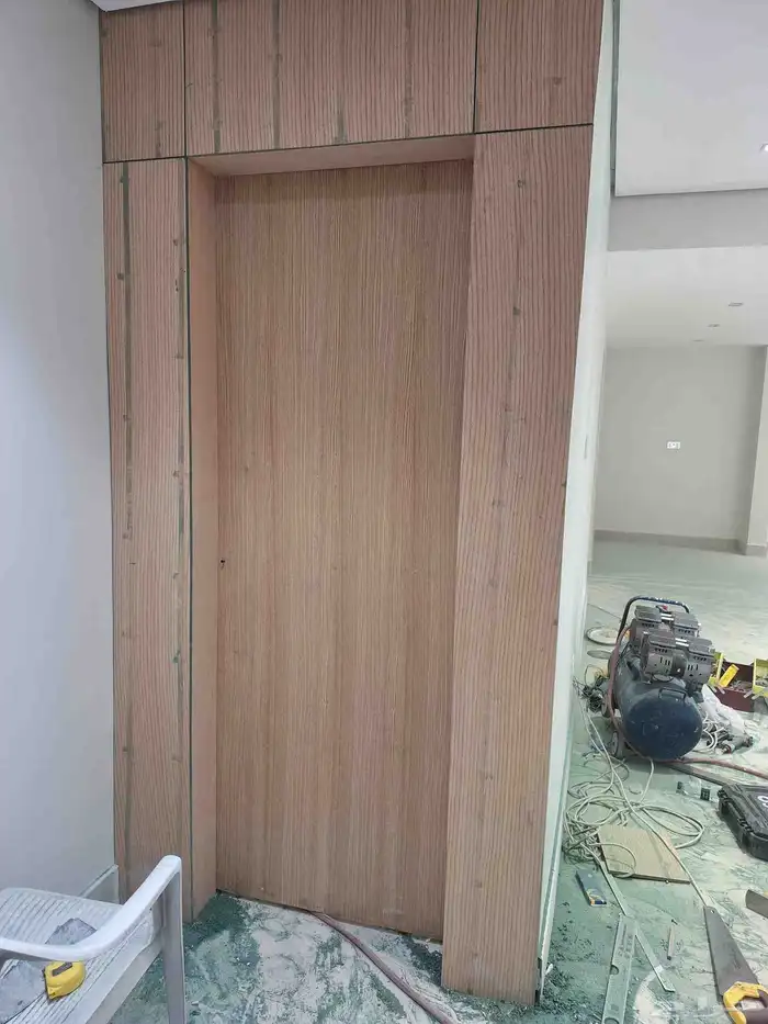 ابواب سحاب ابواب سنديان جوز مغنو خشب سوادي دو ور خشب دو ور 7