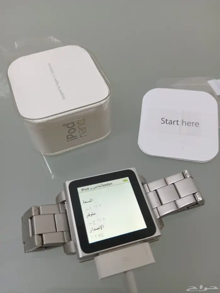 للبيع ايبود نانو - 16 جيجا ...iPod Nano 16GB (فضي) 15