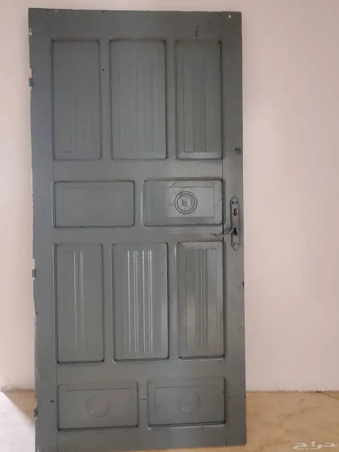 باب خشب متر في مترين و5سم بدون حلق 0