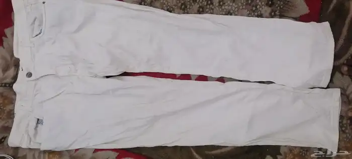 بطلون ابيض لون 2