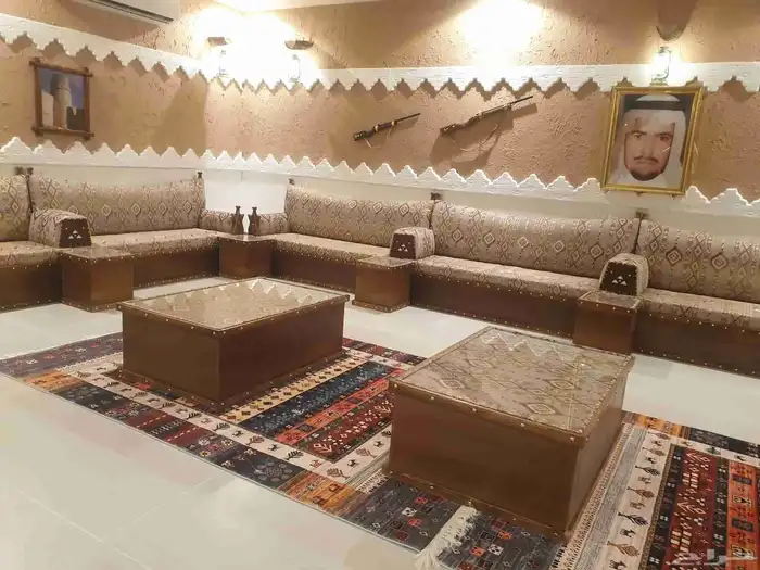 تقم كراسي خشب و كراسي حديد طاولة كنب جلسات الخارجي 12
