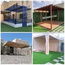 مظلات سيارات مظلات جلسات مواقف سيارات مستودعات مجالس بنل 5