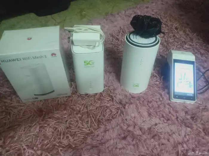 2 روتر من غير أقامه موجدين بالشرائح ومشحونين مقوي ومكنه دفع 6