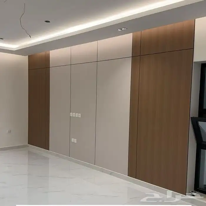 تركيب شيبورد ورق جدران نعلات فايبر فوم ورق جدران 0