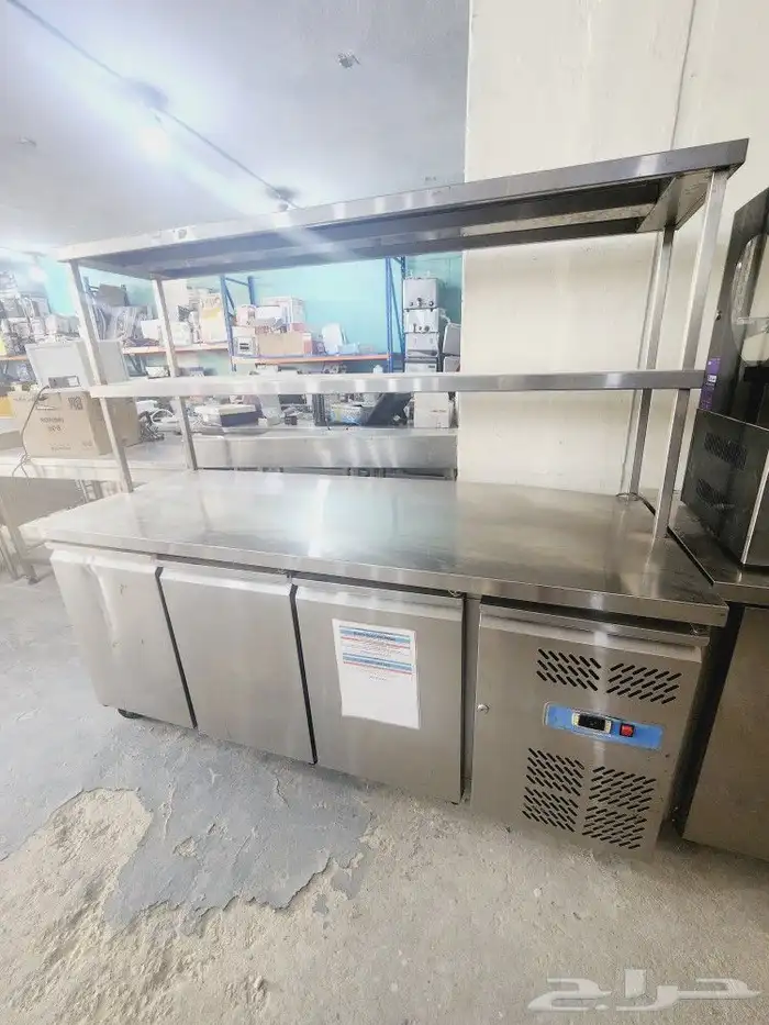 ثلاجه كونتر ستيل مستخدمه شبه جديد الموديل الحديث 0