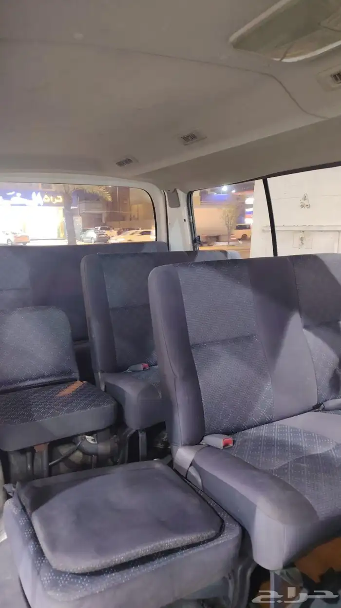 باص نيسان 2008 ماشي 160 الف وكسور للبيع باص مدارس مكيف شغال 5
