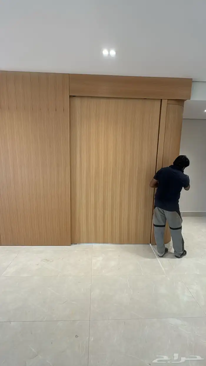 ابواب سحاب ابواب سنديان جوز مغنو خشب سوادي دو ور خشب دو ور 6