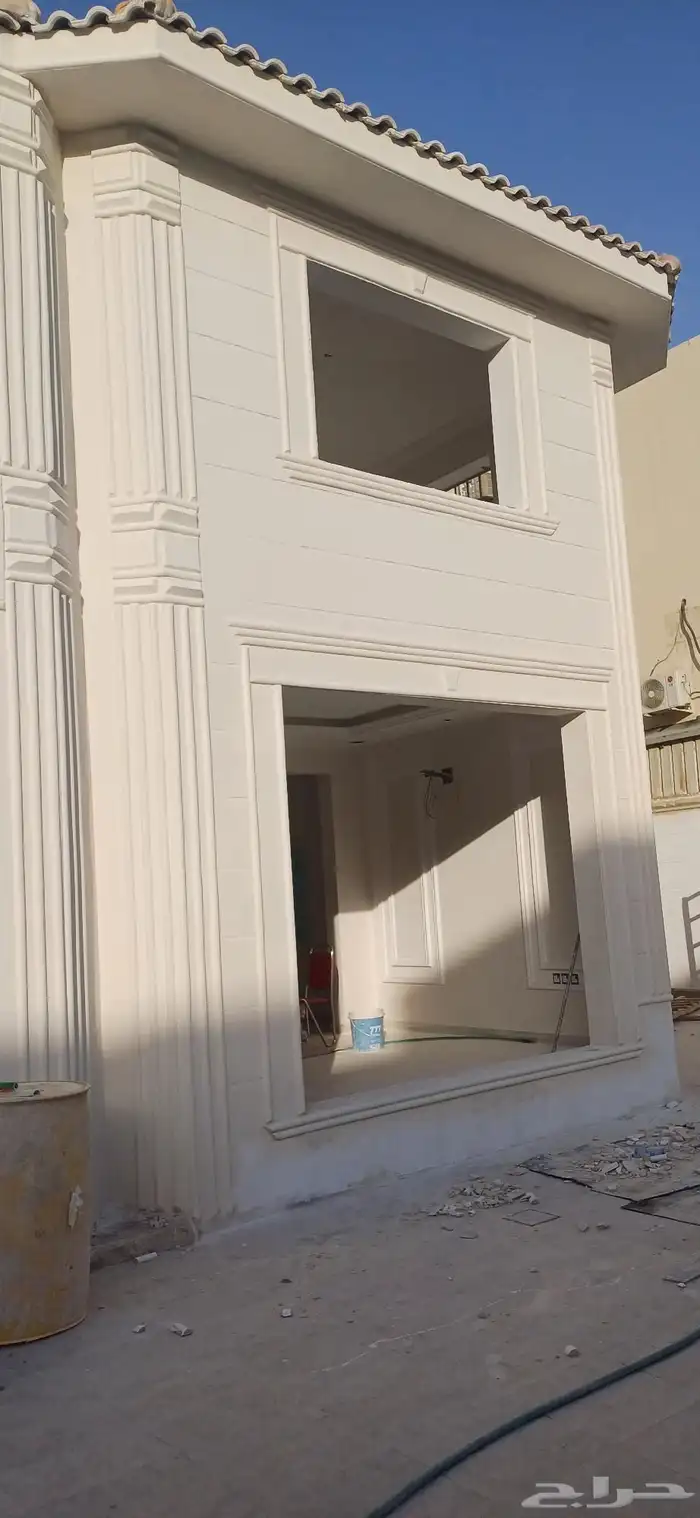 لياسه وديكورات ملونه بديل الحجر الطبيعي مع العازل 8