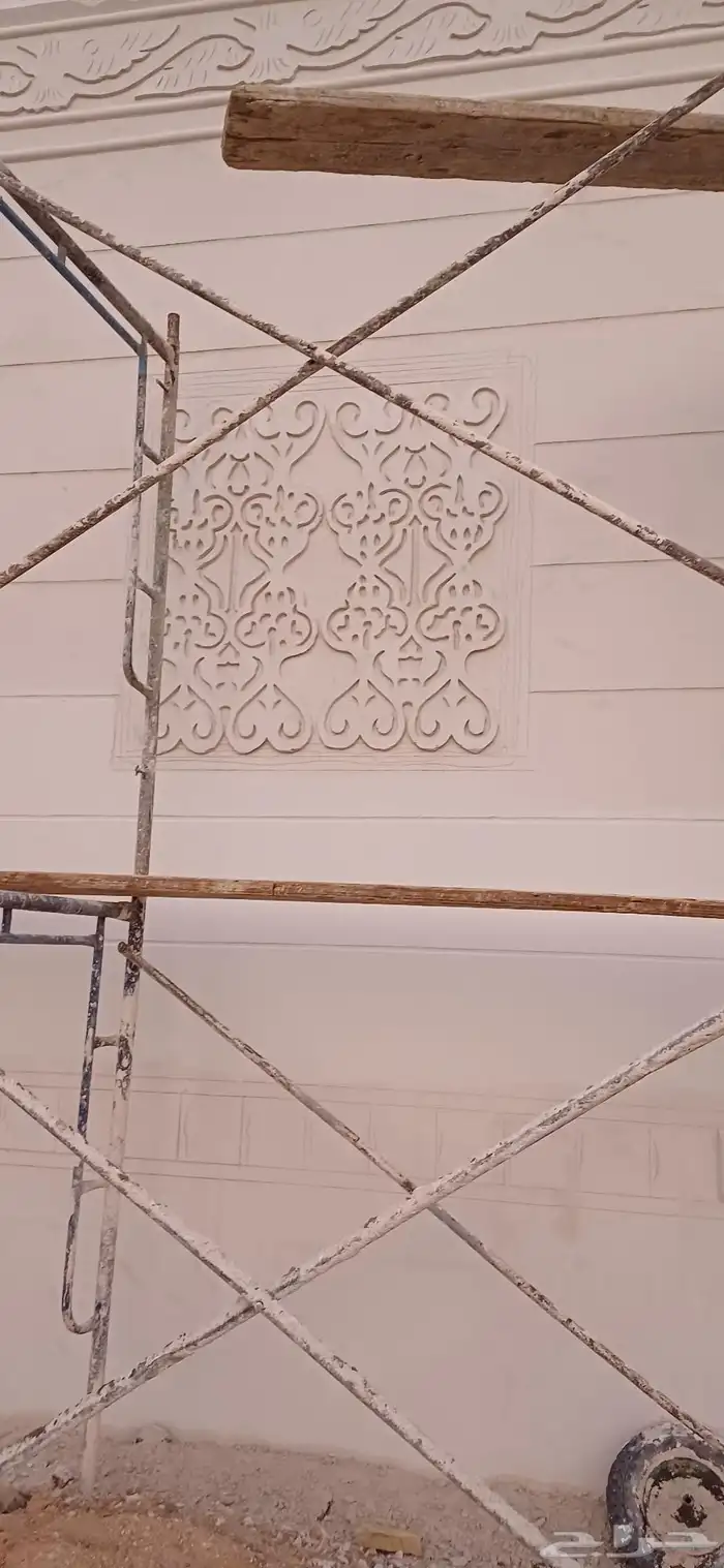 لياسه وديكورات ملونه بديل الحجر الطبيعي مع العازل 3