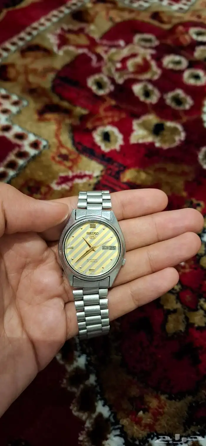 ساعة سيكو 5 قديمة بحالة جيدة 1