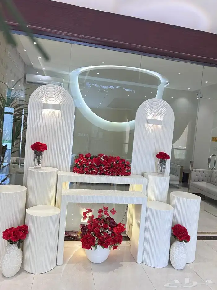 محل حفلات والمناسبات في الرياض تاجير كراسي طاولات كوش مداخل 3