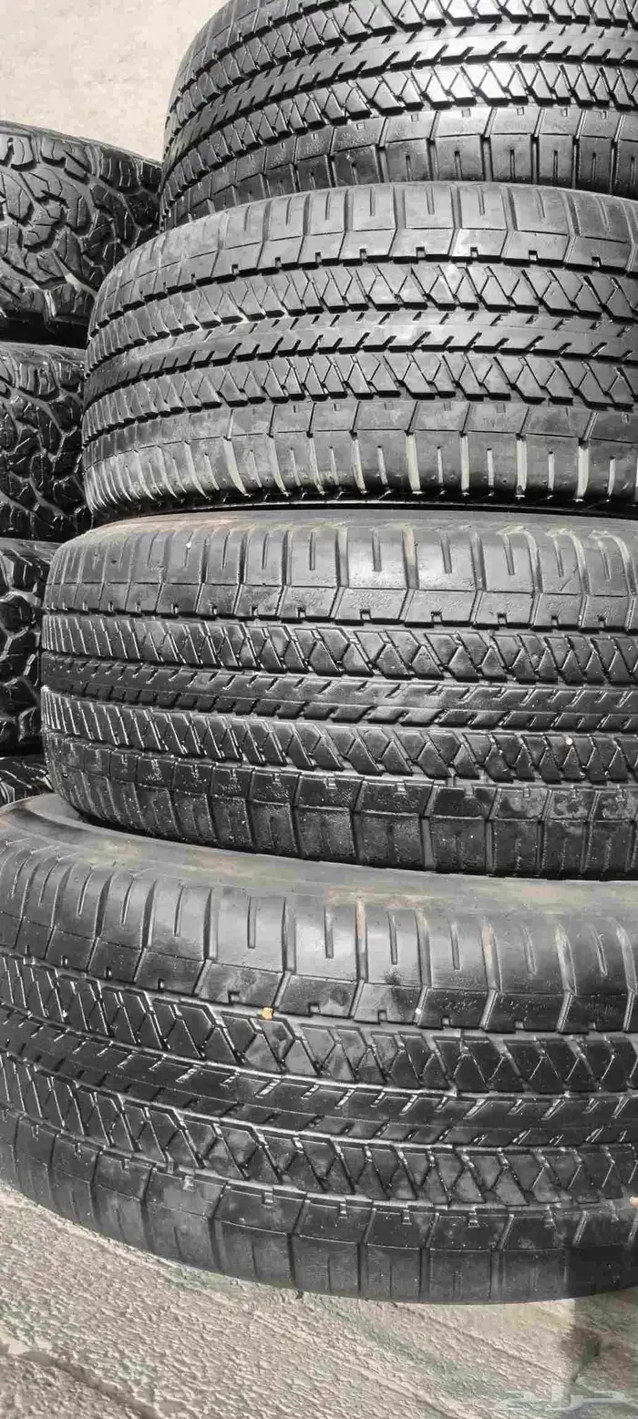 كفرات بريجستون مقاس275 60 20نظيفة مره 2